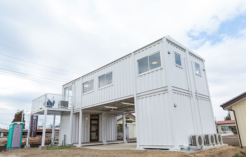 ガレージ付き住宅用コンテナハウス | コンテナハウスは建築確認